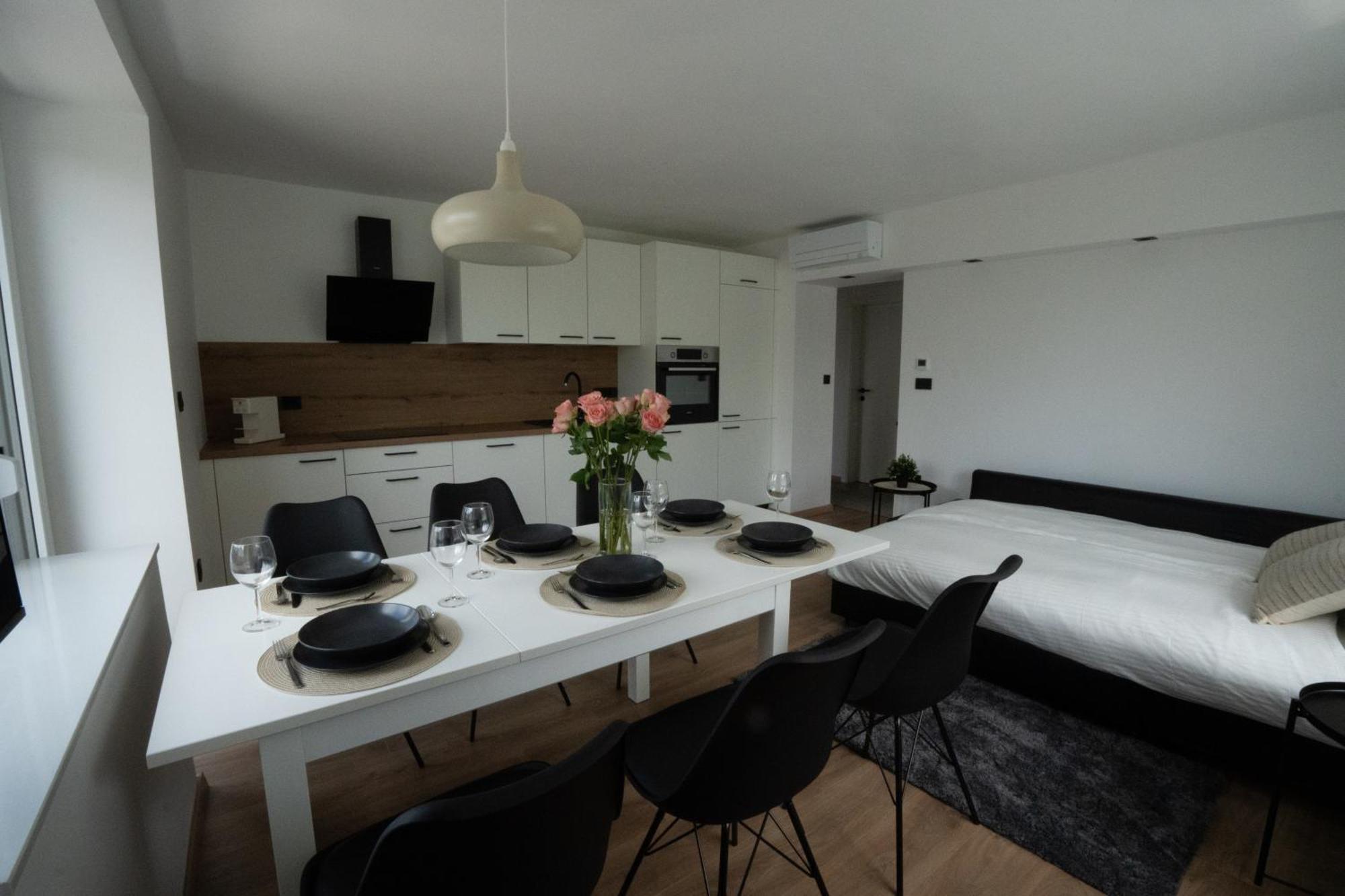 Residence Black&White Lubiana Esterno foto